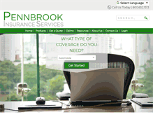 Tablet Screenshot of pennbrookins.com